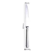 Cuchillo de mesa plateado