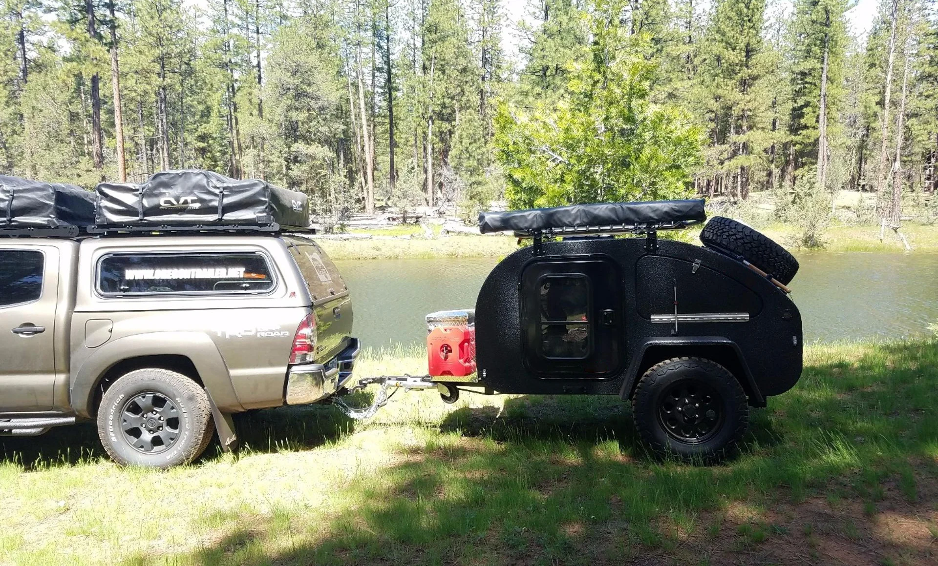 Small Mini Cheap Overland Offroad Lightest Teardrop Camper Travel