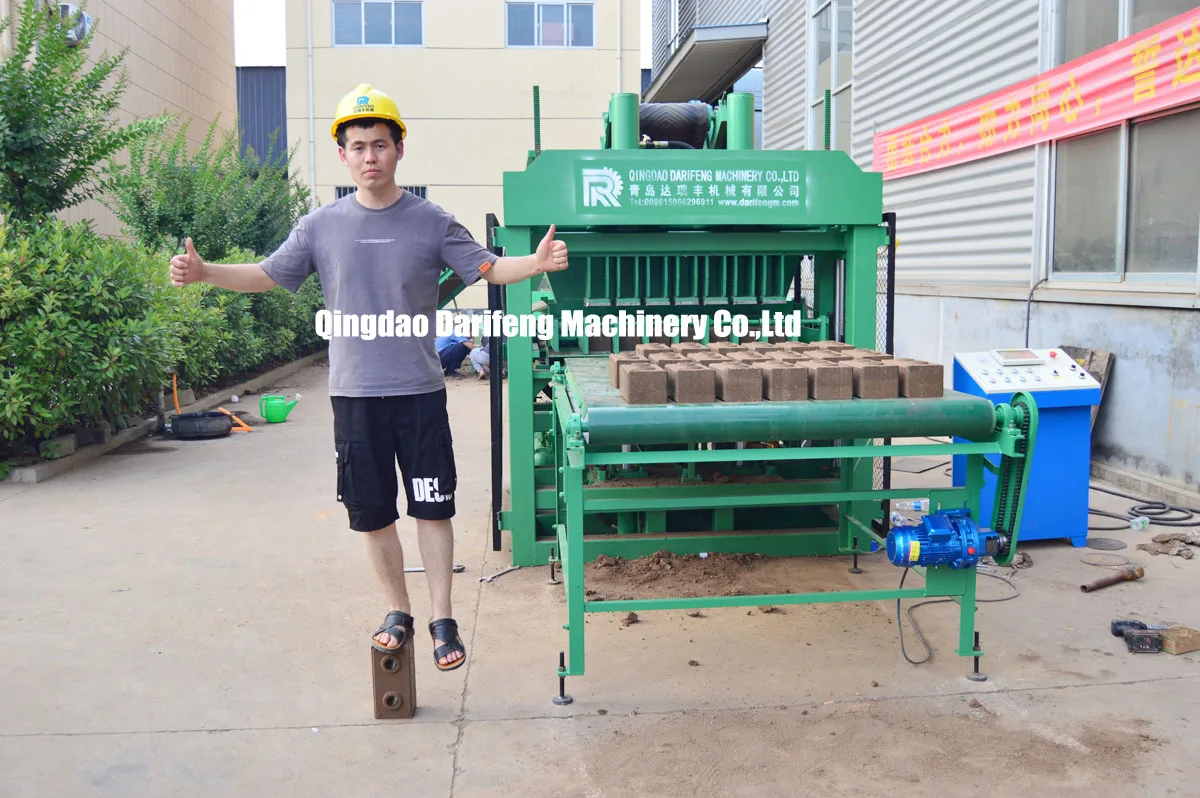 DF7-10 Automatic Clay Soil Interlocking Brick Making Machine
