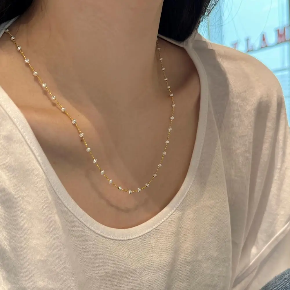 KAKODIY high quality new product design 18K gold plated 925 sterling silver beaded chain women's necklace detail 5