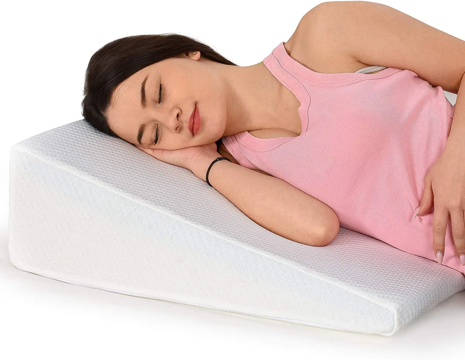 Babby cotton sleeping pillow acid reflux pad melory foam wedge pillow 