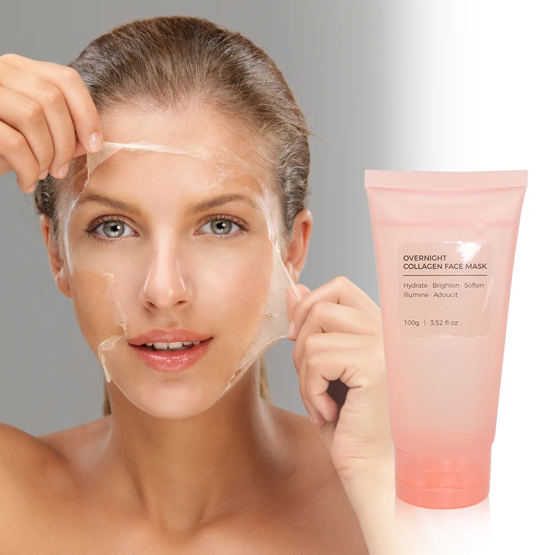 Collagen Overnight Collagen Night Wrapping Peel Off Facial Mask Bio Collagen Overnight Face Mask