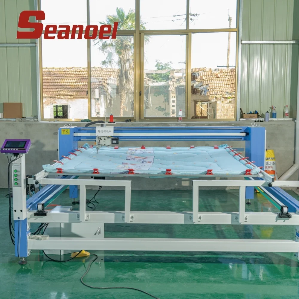 Computer Industrial Bedspread Making Quilting Machinery