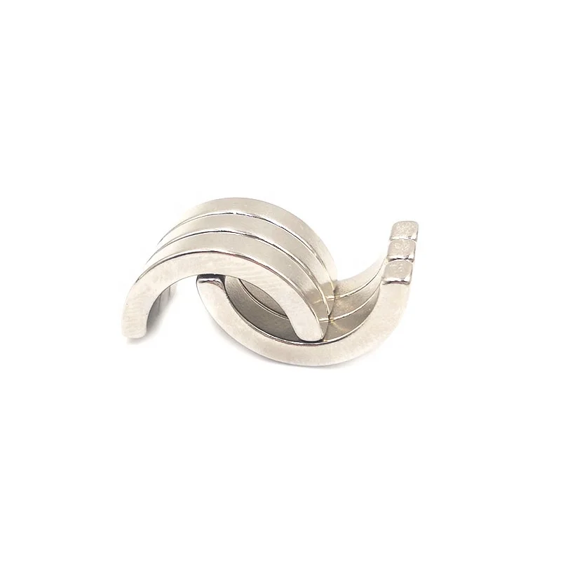 Strong Arc Shape Half Round Neodymium Segment N42SH Magnet for Motor