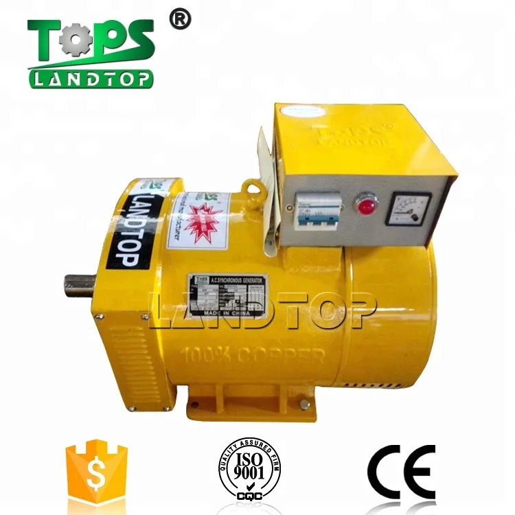 TOPS ST/STC Series Single Phase Three Phase 110v 220v AC Brush Alternator Synchronous Generator 220v 380v  Electric Dynamo
