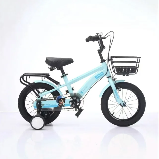 Good Quality 12 14 16 18 Inch Blue Kids Bicycle Children's Toy Bike Birthday Gift