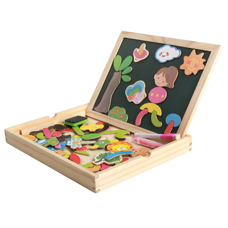 Wooden Educational Multifunction Drawing Board for Kids