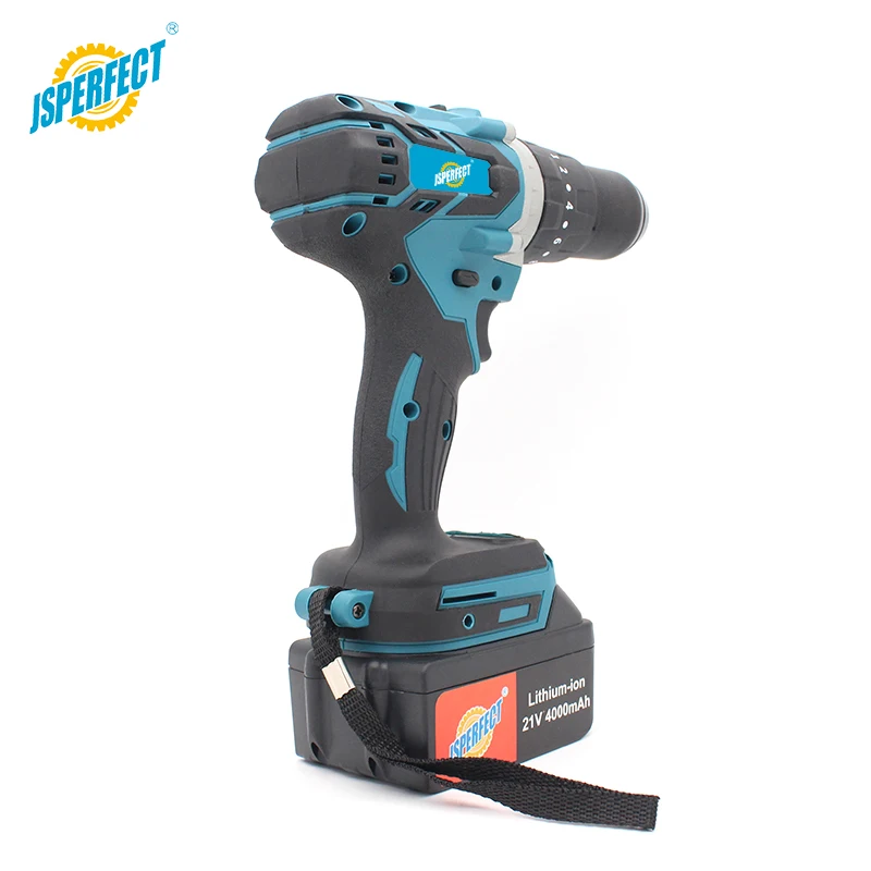 JSPERFECT 21V Workzone Li-ion Battery  Hammer Power Screw Driver Drill Cordless