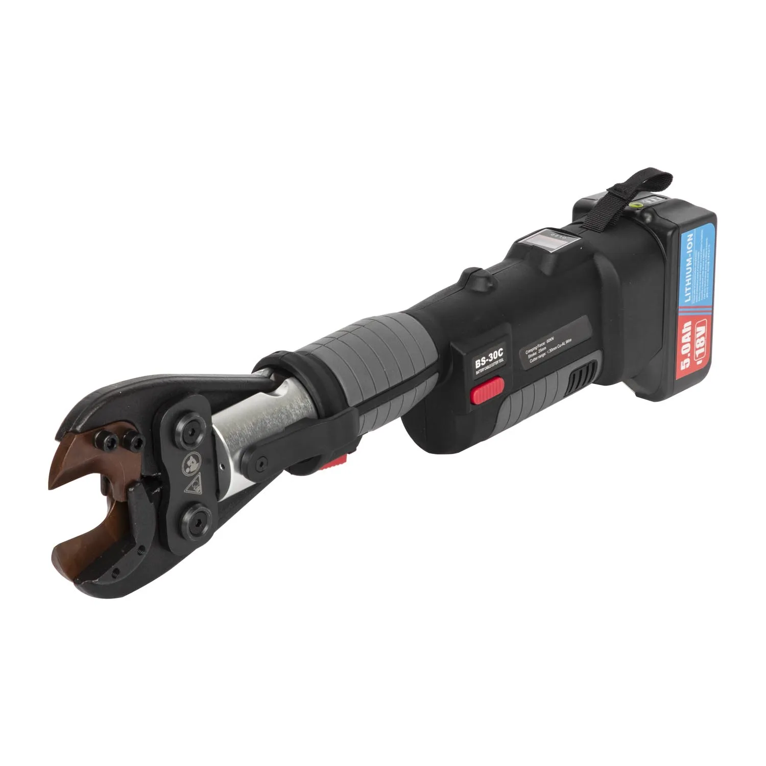 BS-30C Ergonomic Design Cable Bolt Cutters Hydraulic Electric Battery Powered Cutting Tool
