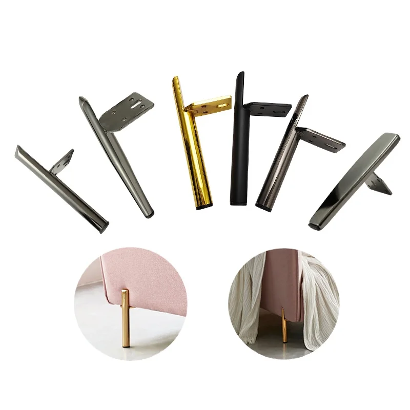 Manufacture Gold Double Tube Legs Unique Design Metal Furniture