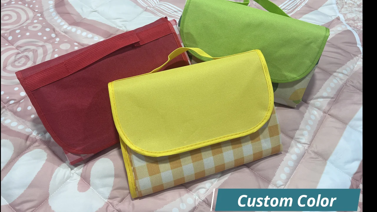 In Stock Outdoor Beach Blanket Picnic Mat Machine Washable Outdoor