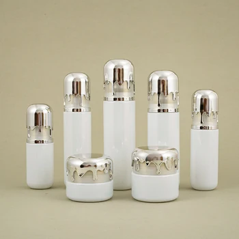 Skin care matte suit glass lotion essence snow foam pump bottle 200ml foam airless pump bottle 1000ml