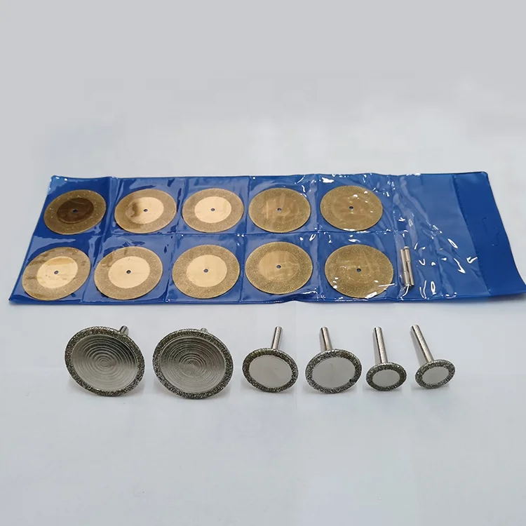 Lot De 10 Disques Diamant à Tronçonner 35mm - Pour Métal, Carrelage (état Neuf)