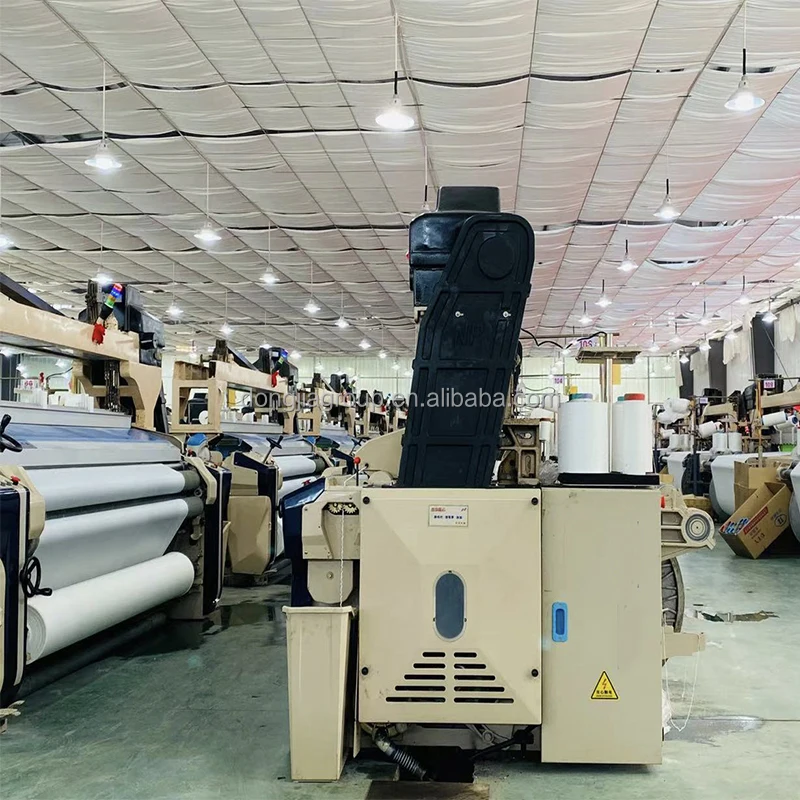 Polyester Fabric  Weaving Textile Machines  WaterJet Loom Machine with Feeder China Factory