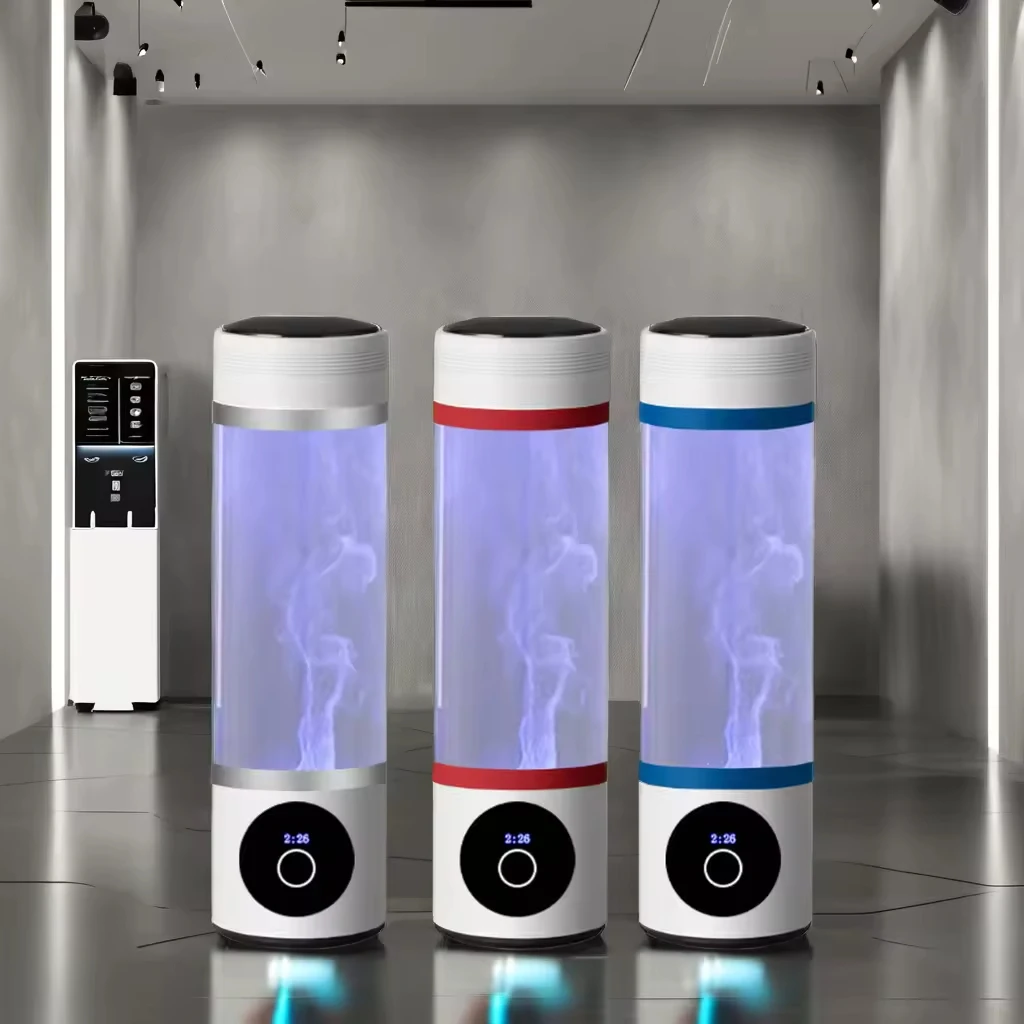 USB Hydrogen Rich Portable Detachable Oxygen Producing Health Water High Borosilicate Electrolytic Super Antioxidant Glass Cup