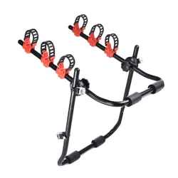 3 Bike Bicycle Carrier Car Truck SUV Foldable Trunk Mount Rear Rack Straps competitive price