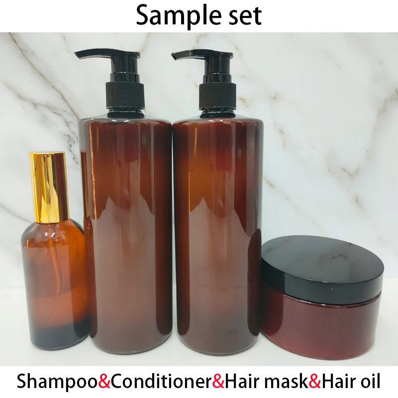 Natural Organic Argan oil shampoo,conditioner ,hair mask and hair oil set