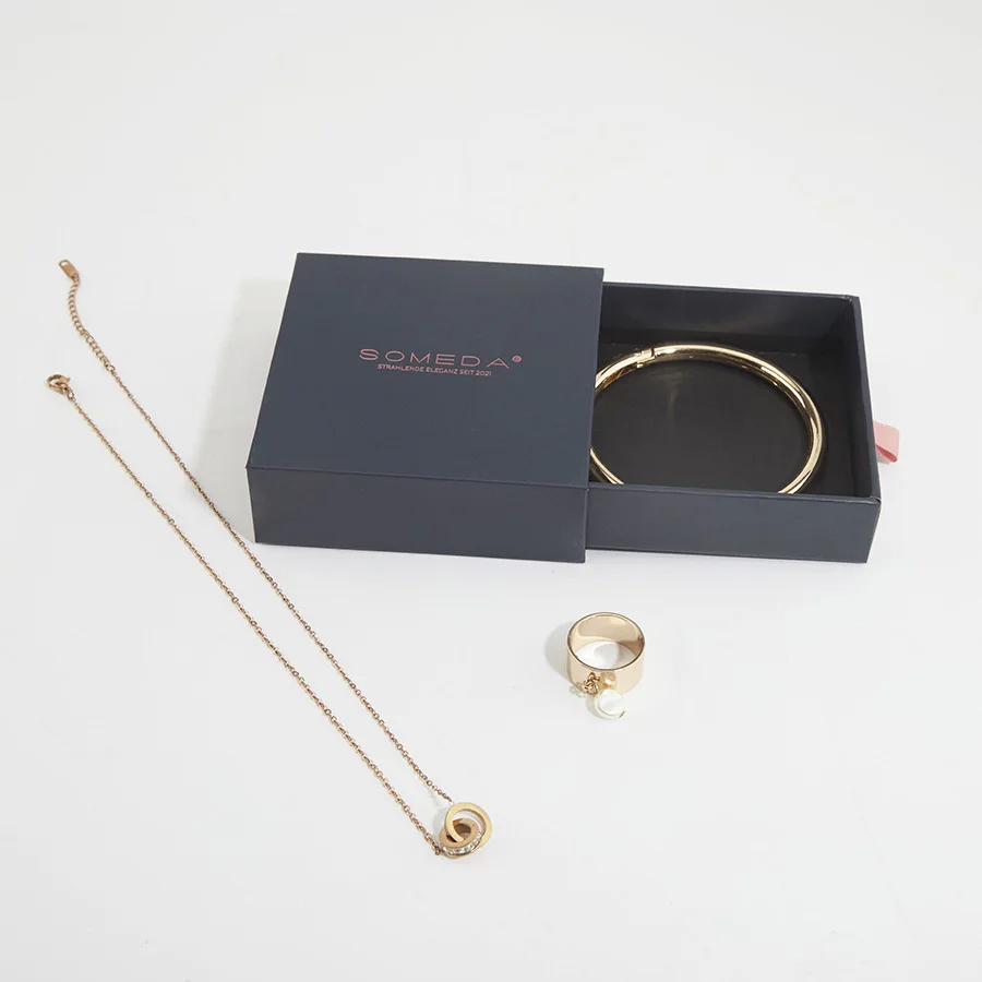 Luxury Men's Bracelet Box | Custom Printed Paperboard Packaging | New Arrival Compact Jewelry Case for Groomsmen Gifts