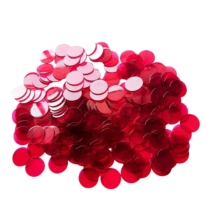 Прозрачные чипы для подсчета бинго, 25 мм/1 дюйм, 200 шт.