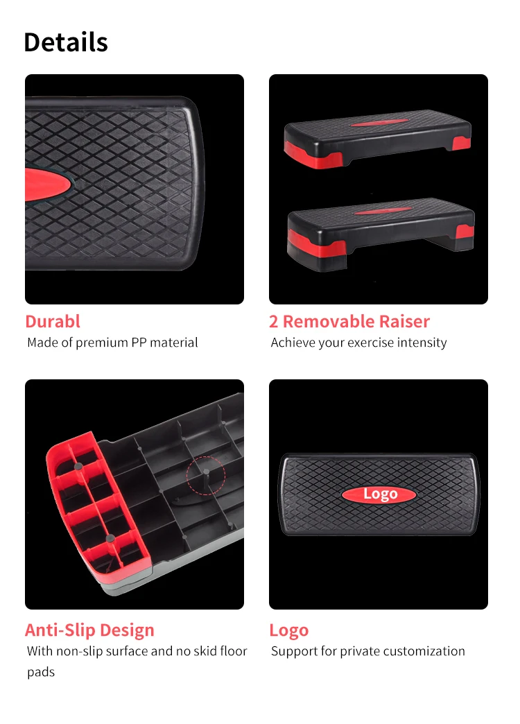 Multi Function Aerobic Stepper - Durable Exercise Platform