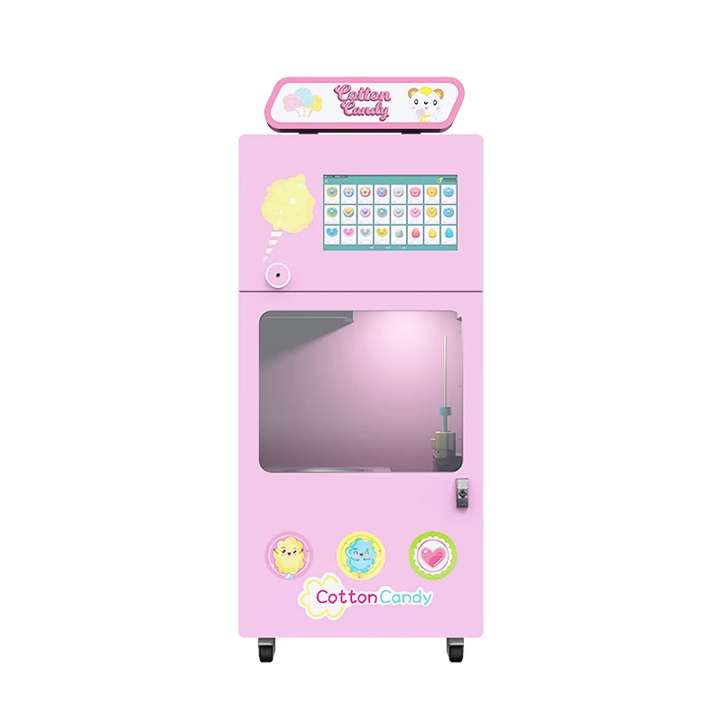 Multiple Payment Methods Cotton Candy Machine for Corporate Events