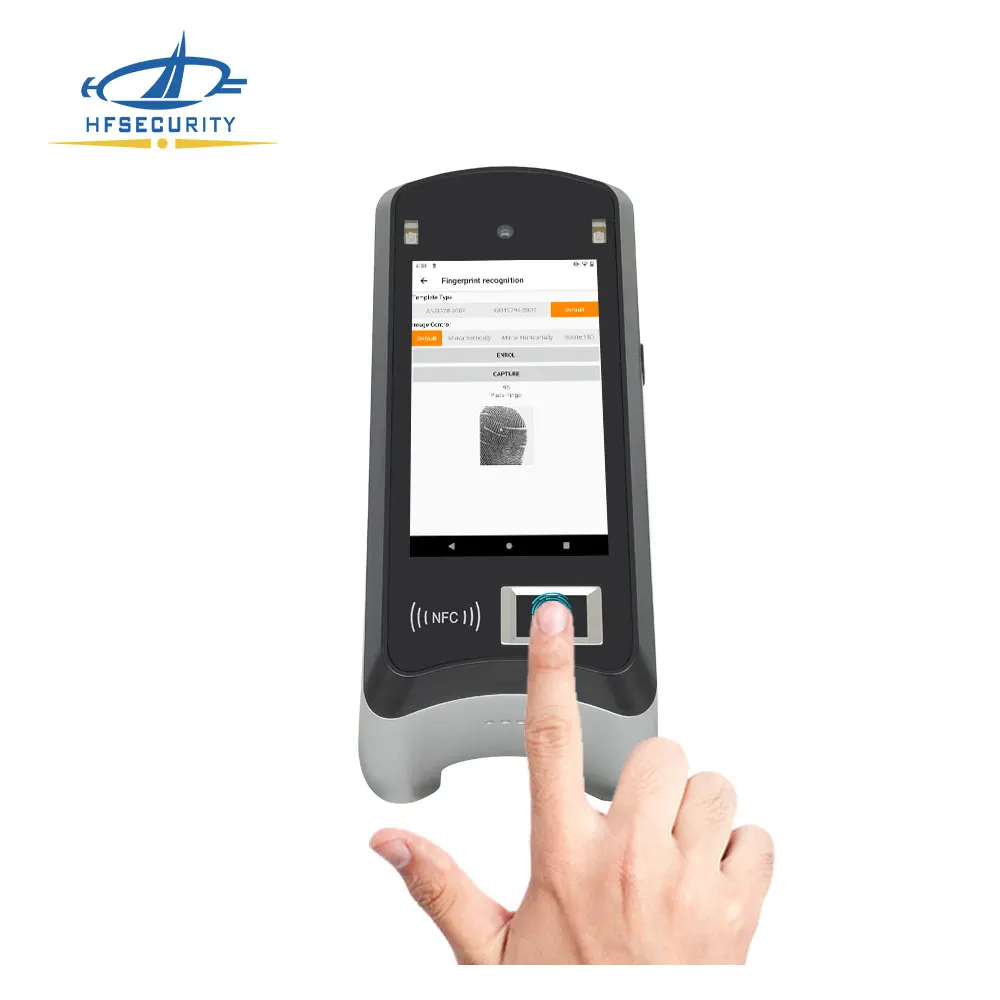 HFSecurity X05 Android Face Fingerprint RFID 4G Network Fast Communication Biometric Time Attendance System