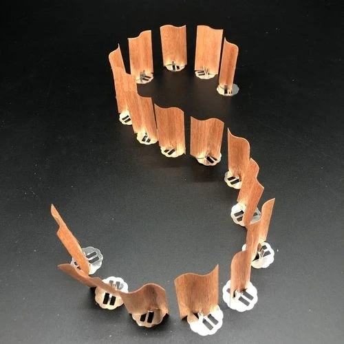 Factory Custom Various Styles Wood Wick Cross With Iron Stand Wooden Candle Wicks for Soy Wax Candle Making