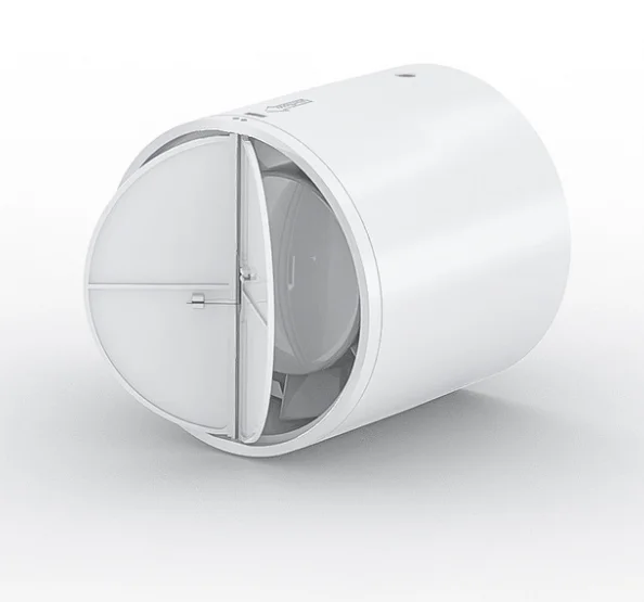 Ventilateur D'Extraction 6 Pouces 40W – Extracteur D'Air Silencieux 1100 M³/h Pour Salle De Bain, Cuisine, Garage
