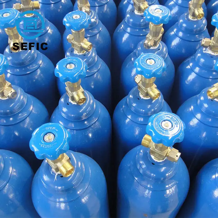 Refillable Steel High Quality Wholesale 40l 150bar 99.999% High Purity Sf6 Gas Bottle With Valve