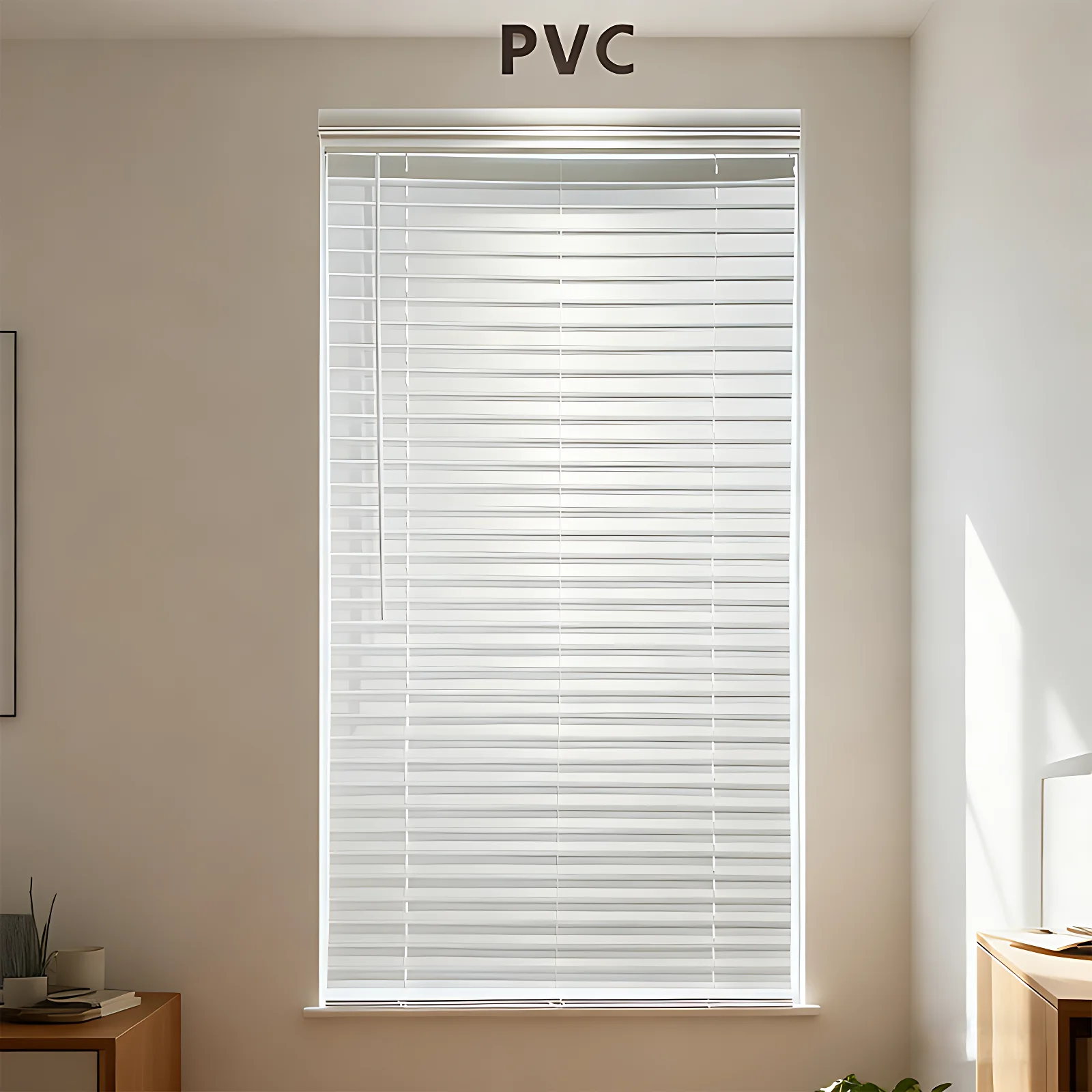Waterproof PVC Blinds for Bathroom Kitchen Bathroom Moisture-proof and Easy to Clean Blinds