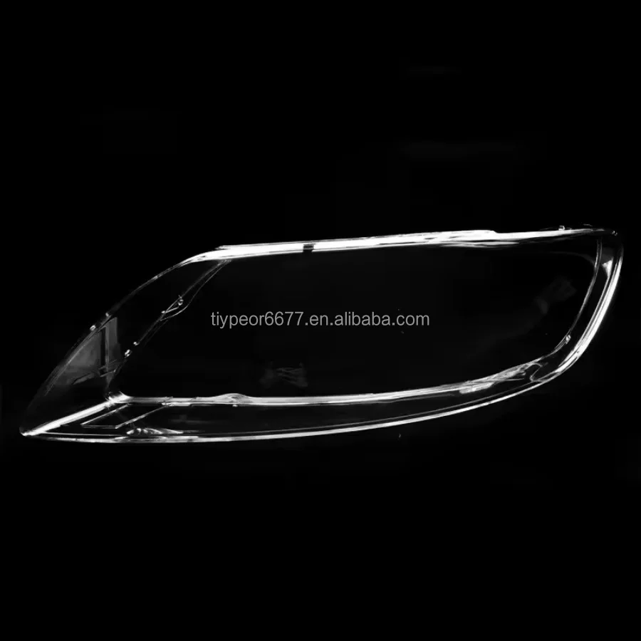 product tiypeor headlamp lens for audi q7 2006 2015 models car headlight lens glass transparent lampshade shell cover pair-4