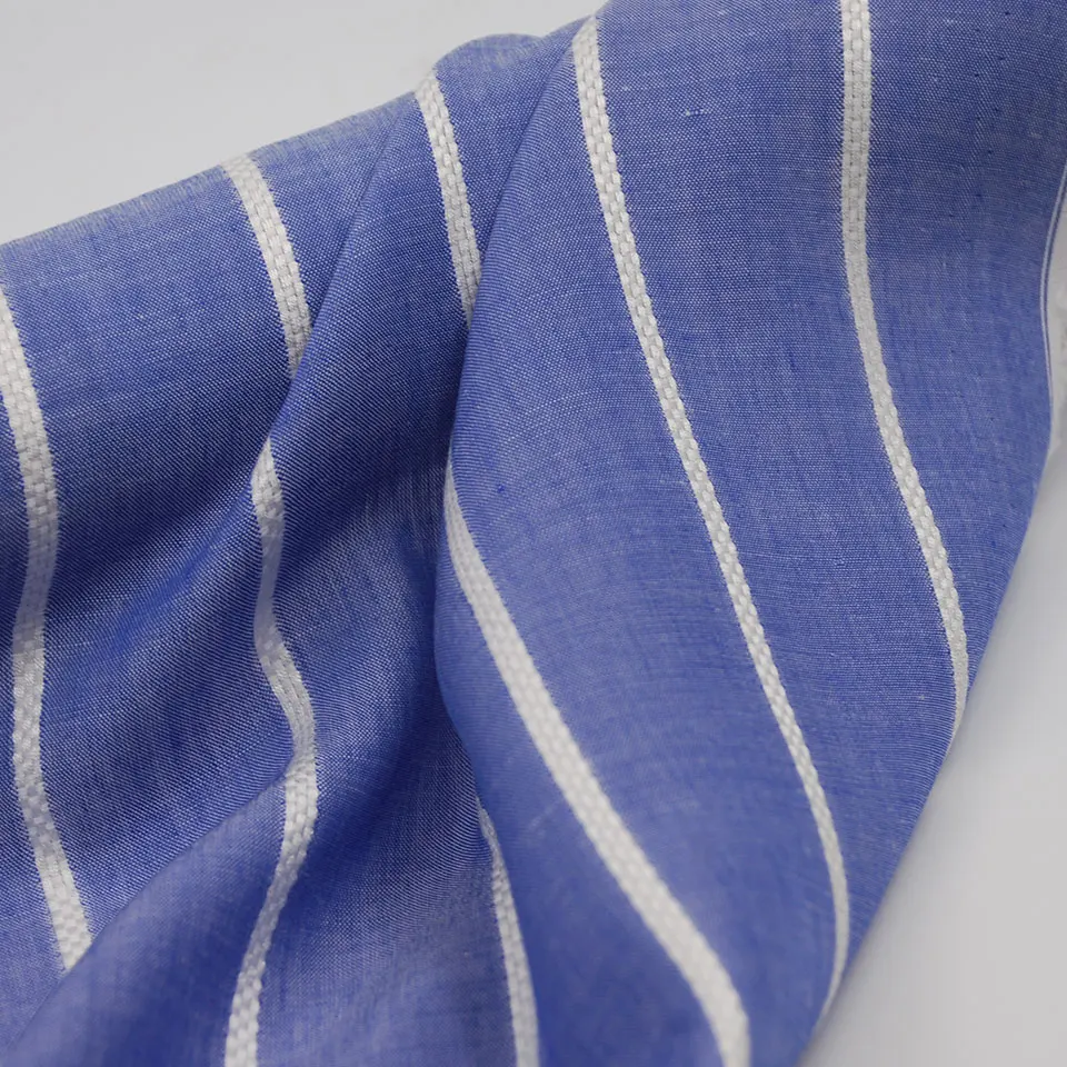 Индонезийский белый фигурный полосатый материал tela stock вуаль Оптовая вискозная Поплиновая ткань