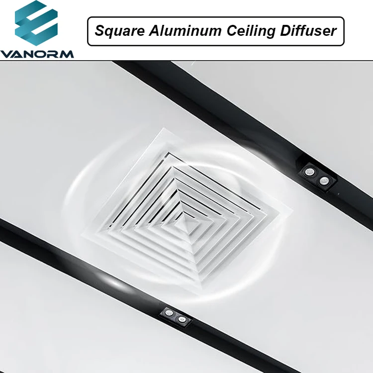 Square Aluminum Ceiling Diffuser