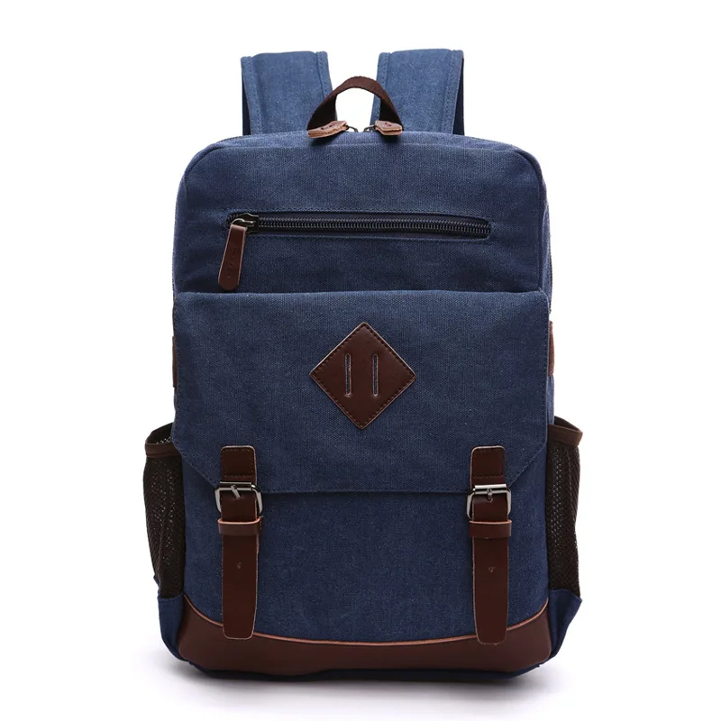 Retro Rucksack Casual 14 Inch Laptop Bag Men's Travel Backpack