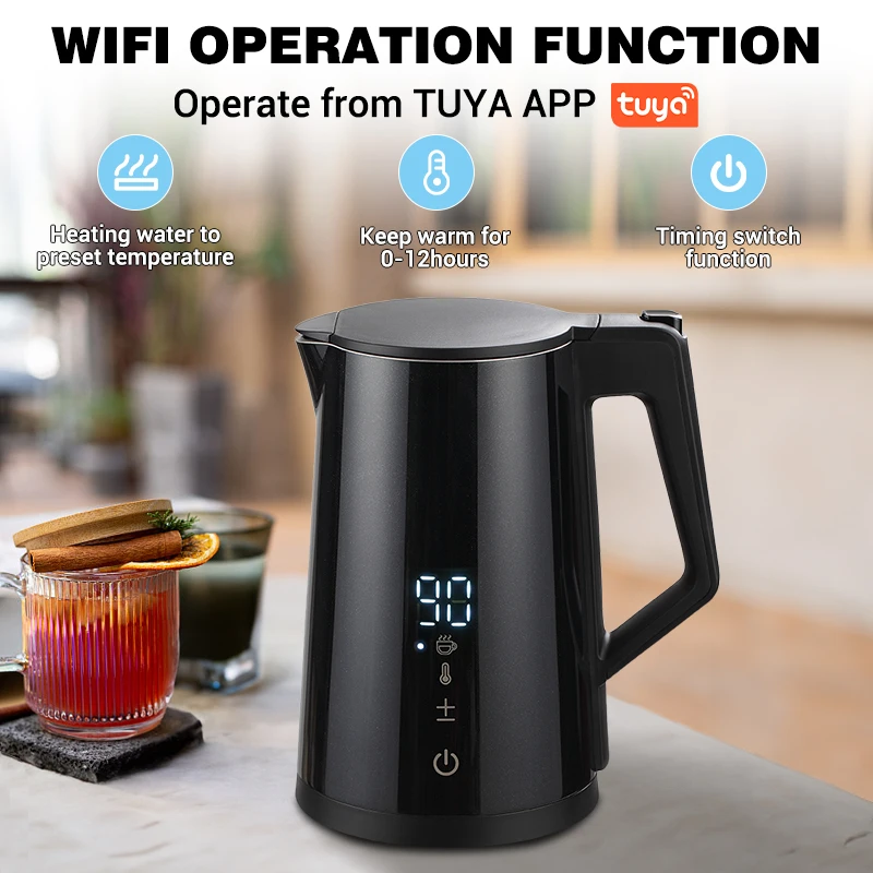 Top Quality Electric Kettle Hotel Guest Room Automatic Shut Off Wifi Electric Kettle Buy Wifi