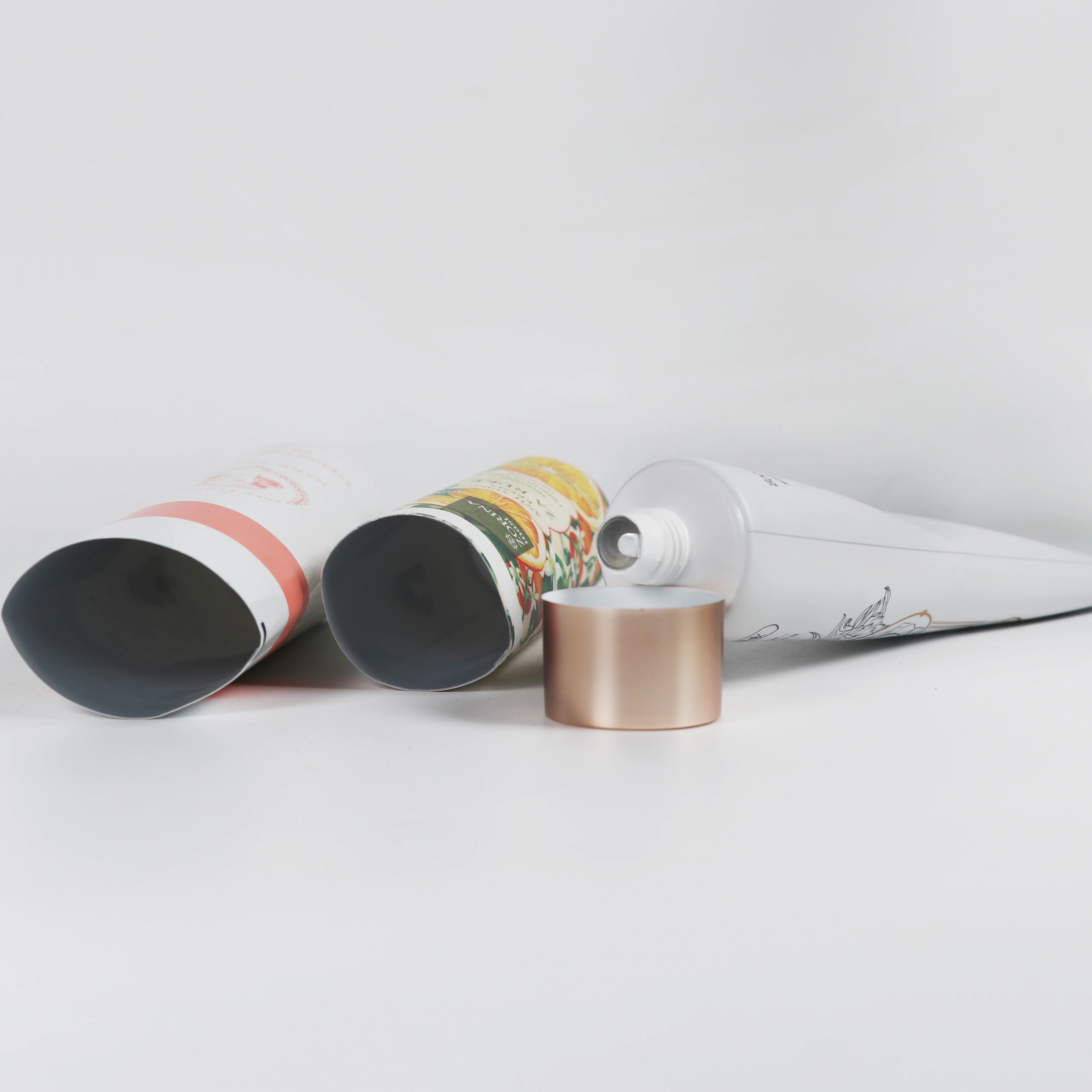 Factory Custom Metal Packaging 30ml Collapsible Hand Cream Aluminum Tubes for Cosmetic