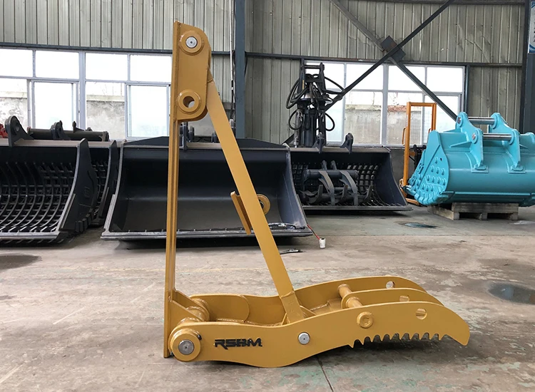 1-50 Ton Excavator Bucket Thumb Q345B Weld On Thumb For Excavator