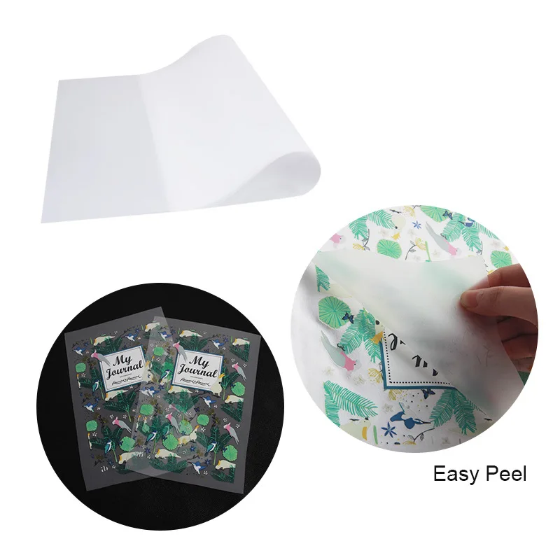 A3 A4 PET Printing Film No Cut Heat Transfer Film Printing New Solution For DIY T Shirts Custom Printing 100% Cotton