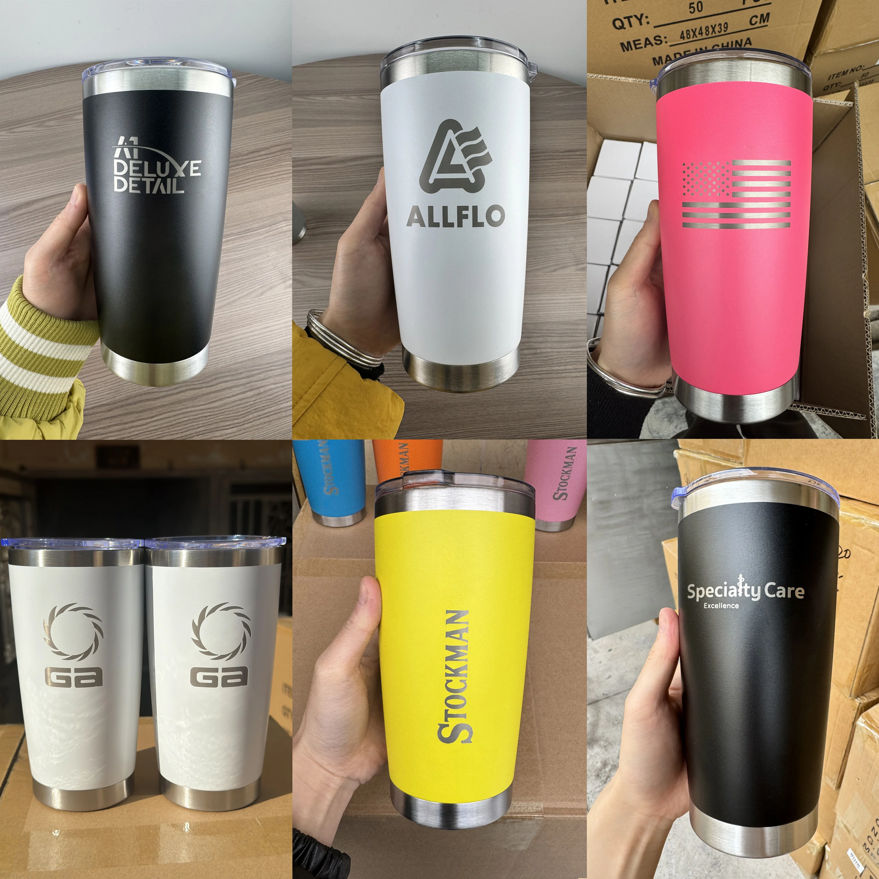 16 oz sustainable plastic cups Eco-Friendly 50 PACK 16 oz. Hot & Cold Cups – Compostable & Sustainable main image 0