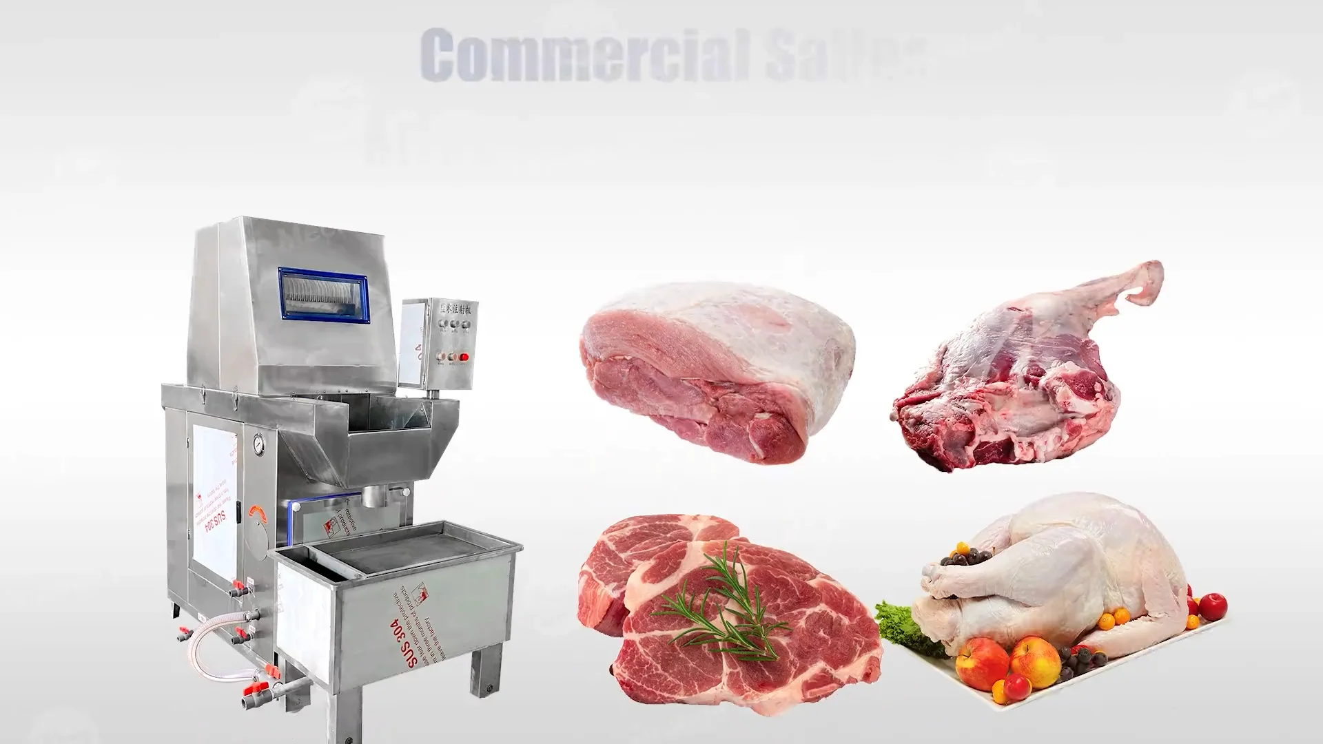 Orme Electric Meat Injector Pump Meat Curing Brine Injection Machine