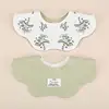 Ceinture double face verte haricot dinosaure-1 paquet