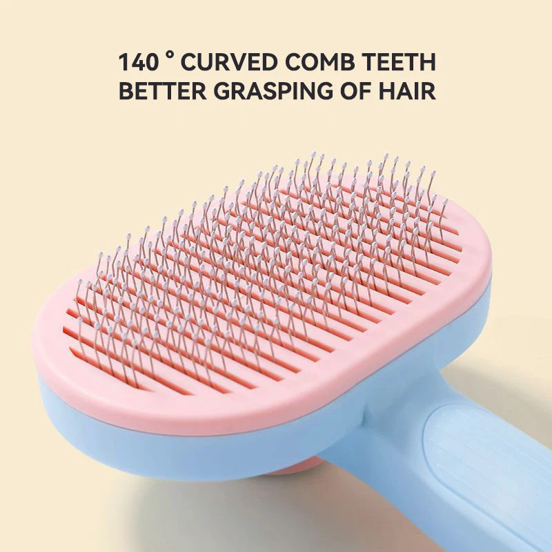 Pet Comb Needle Comb Dog Cat Comb Pet Supplies Cross Borders Hair Removal Steel Pet Brush