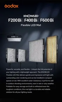 Godox Knowled F400bi 400w Bi-color Led Video Lights Flexible Photographic Lighting detail image
