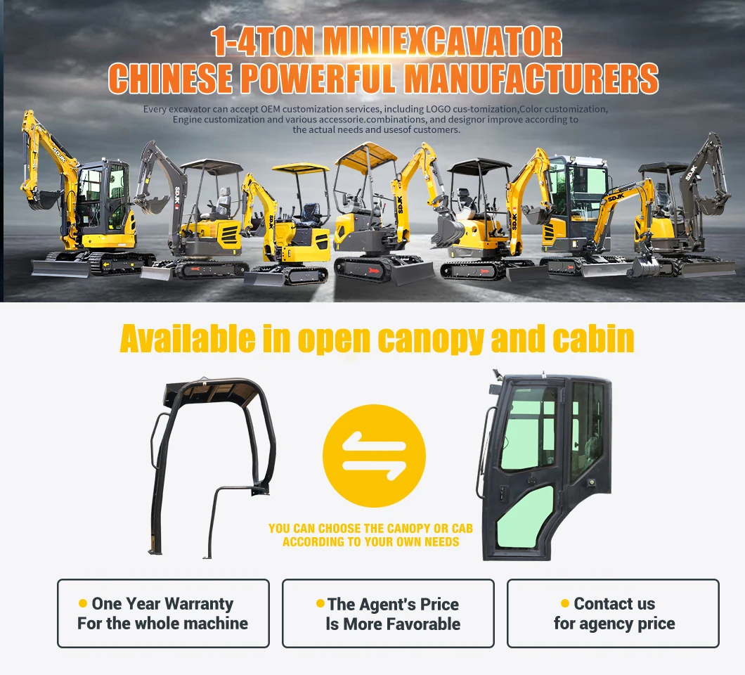 Free Shipping Home Excavator 3.5 Ton Diesel EPA Kubota Engine Mini ...