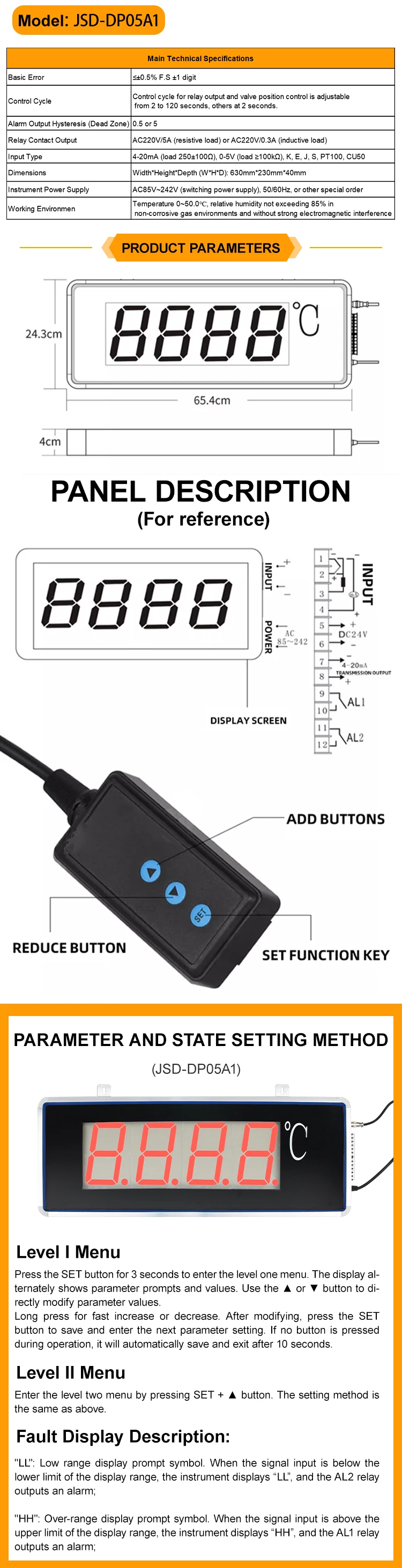 KASINTON JSD-DP05A1 Large Screen Temperature Display Digital Thermometer With Infrared Thermometer factory