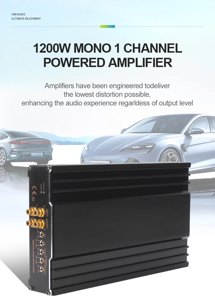 Car Audio Processor Audio Amplifier Mono Block Power Sound System