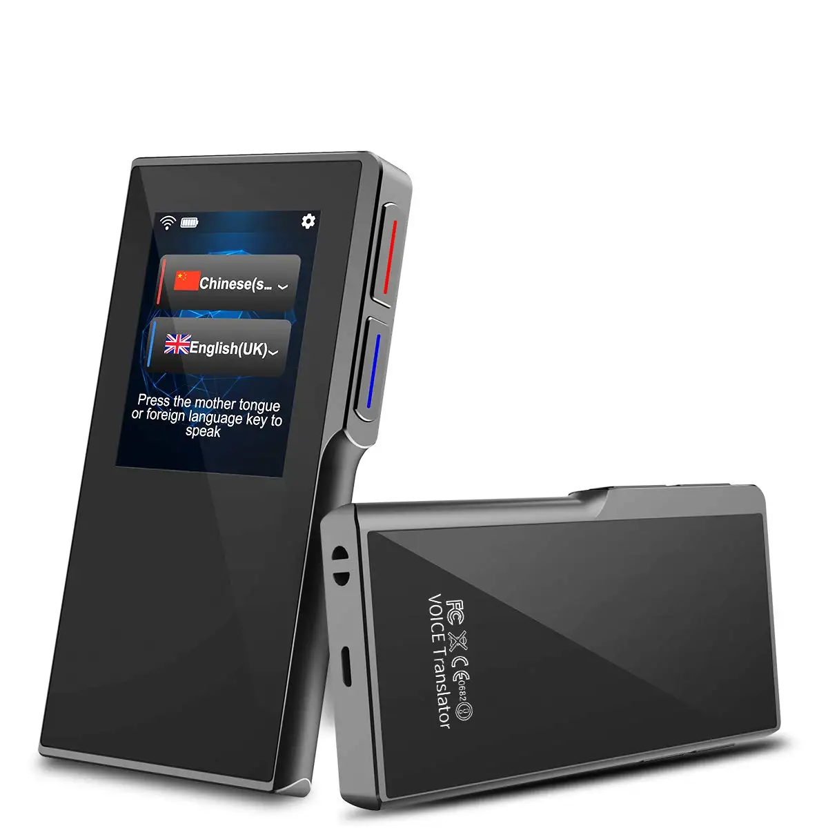 2024 T6 Handheld Language Translator - Instant 82 Languages