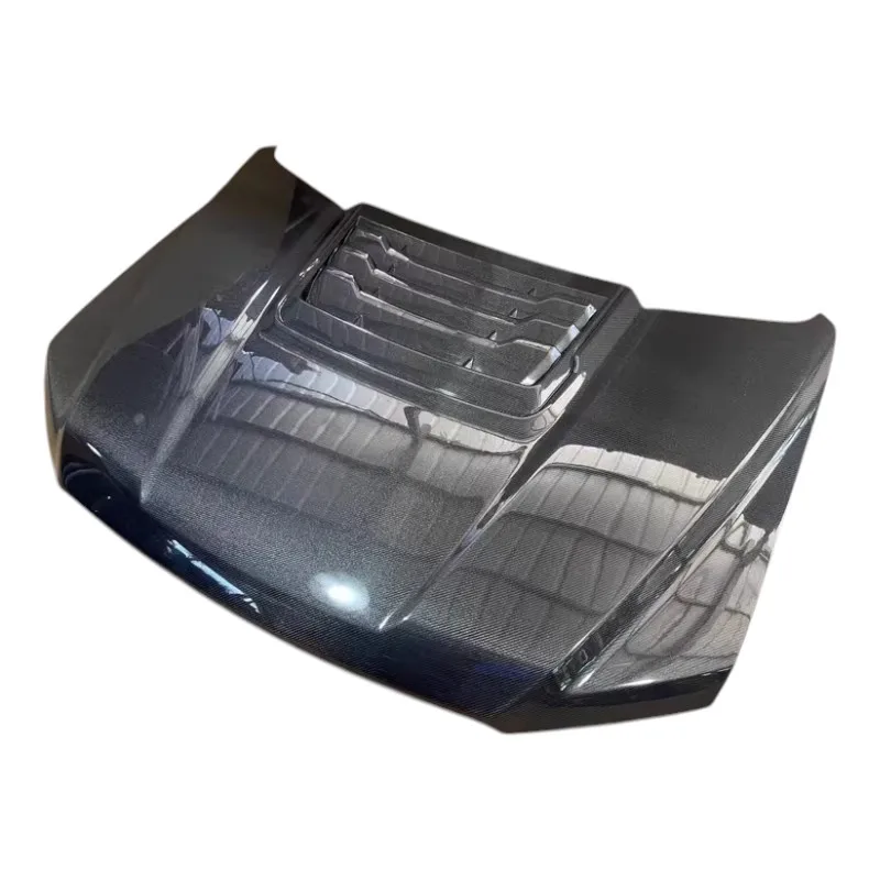 For 2021+ Ford F150 Front Bonnet Hood Vent Modified Double Side Carbon ...