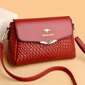 Autumn and Winter New High-end Texture Fashion All-match Handbag Exquisite Retro Shoulder Crossbody Handbag for Women