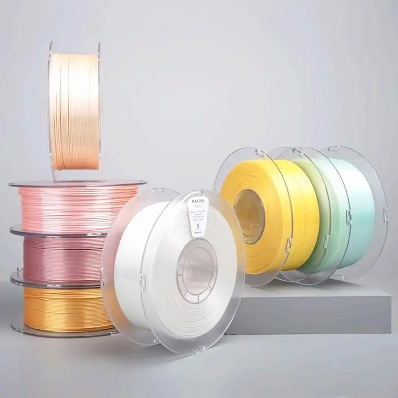 Ecofriendly Recycled Kexcelled 3D Printer Filament Pla Silk Plastic Rods 1.75Mm 2.85Mm Multicolored Customizable Freely Sample